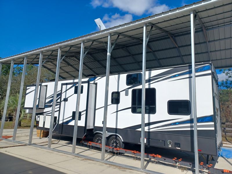 Carport Pavement Installation