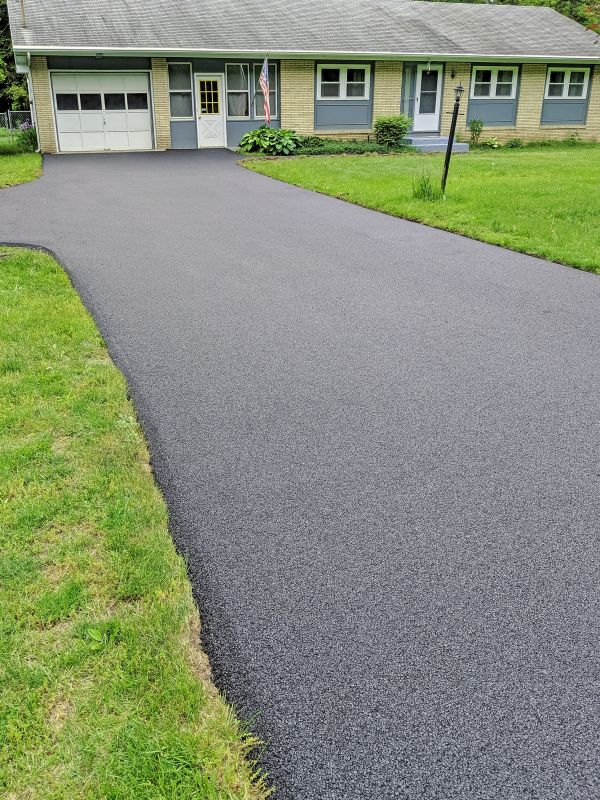 Finished Asphalt Pavement